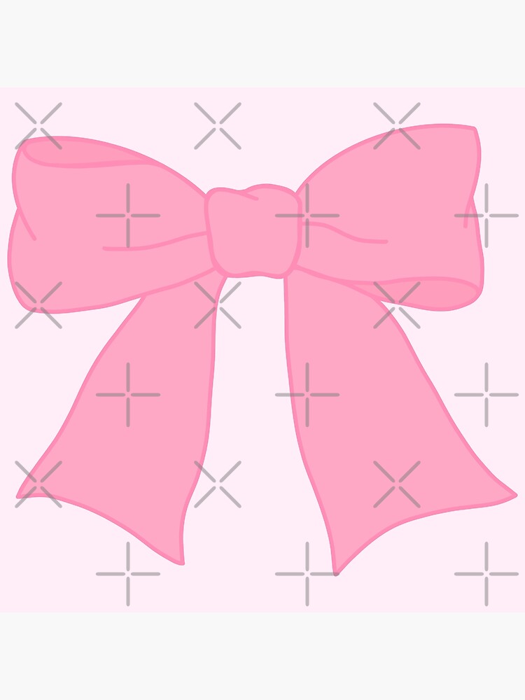 cute pink bow transparent background 0059