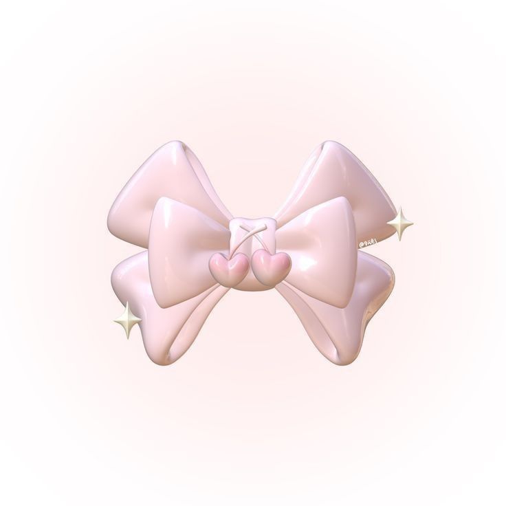 cute pink bow transparent background 0065