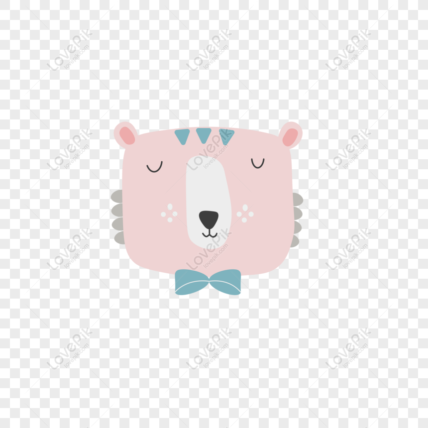 cute pink bow transparent background 0079