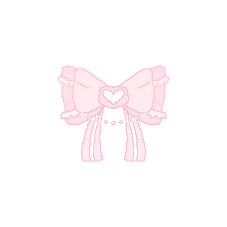 cute pink bow transparent background 0081