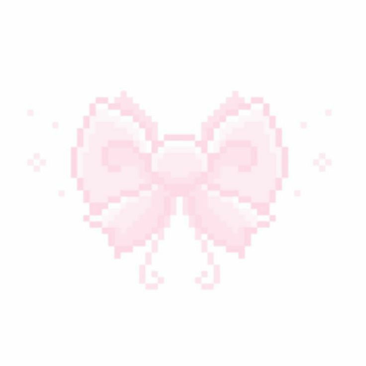 cute pink bow transparent background 0084