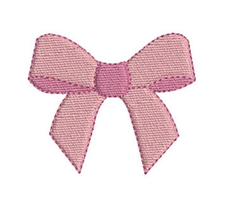 cute pink bow transparent background 0085