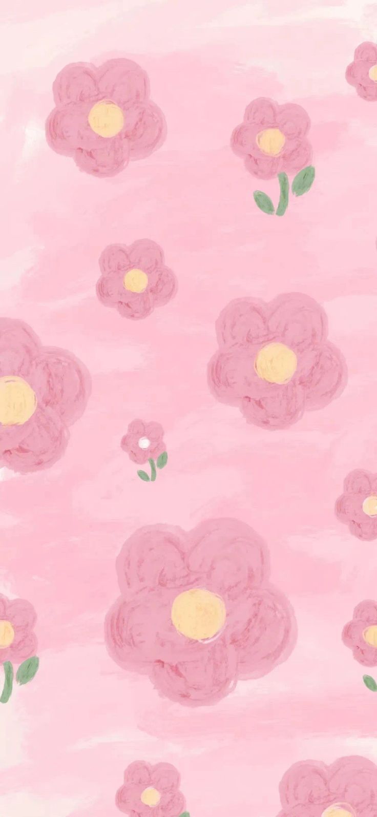 cute pink daisy background 0039