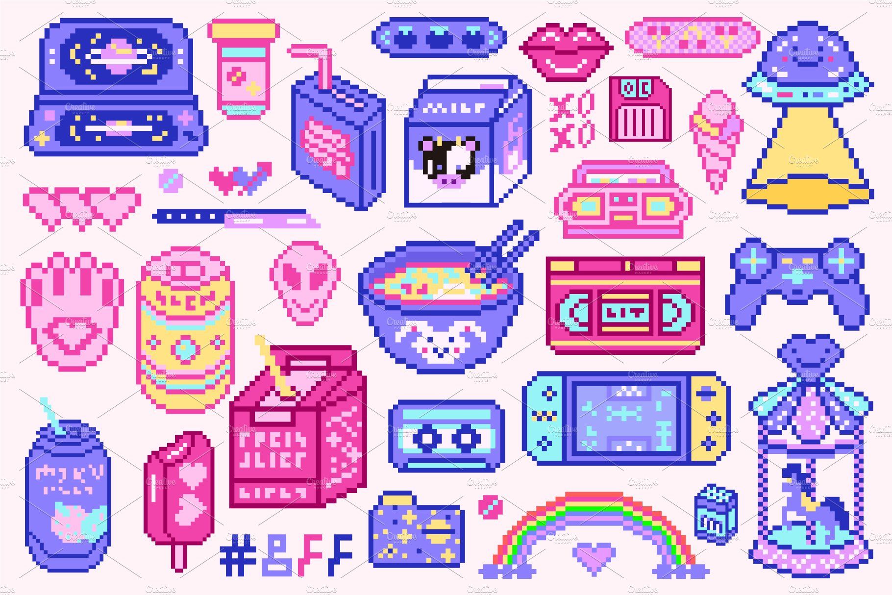 cute pixel backgrounds 0024