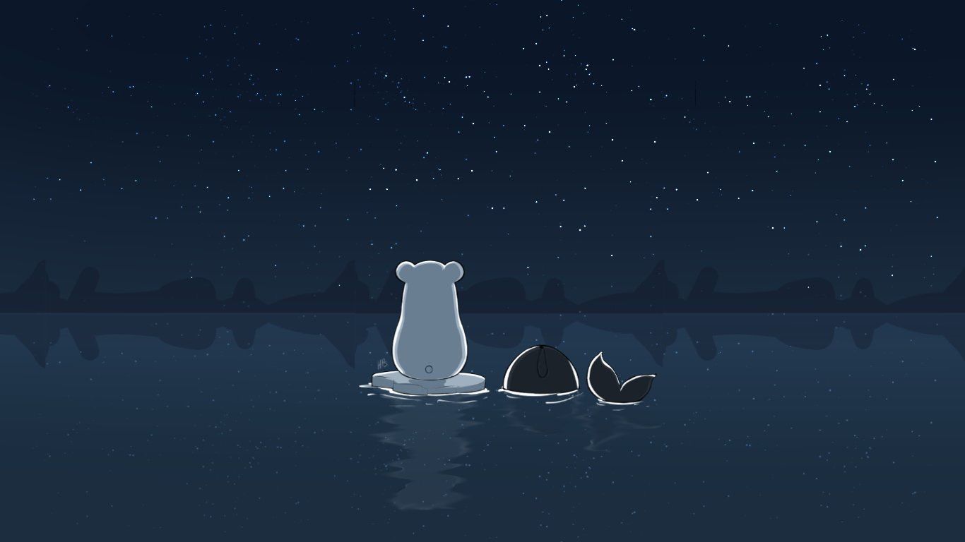 cute Polar Bear backgrounds 0074