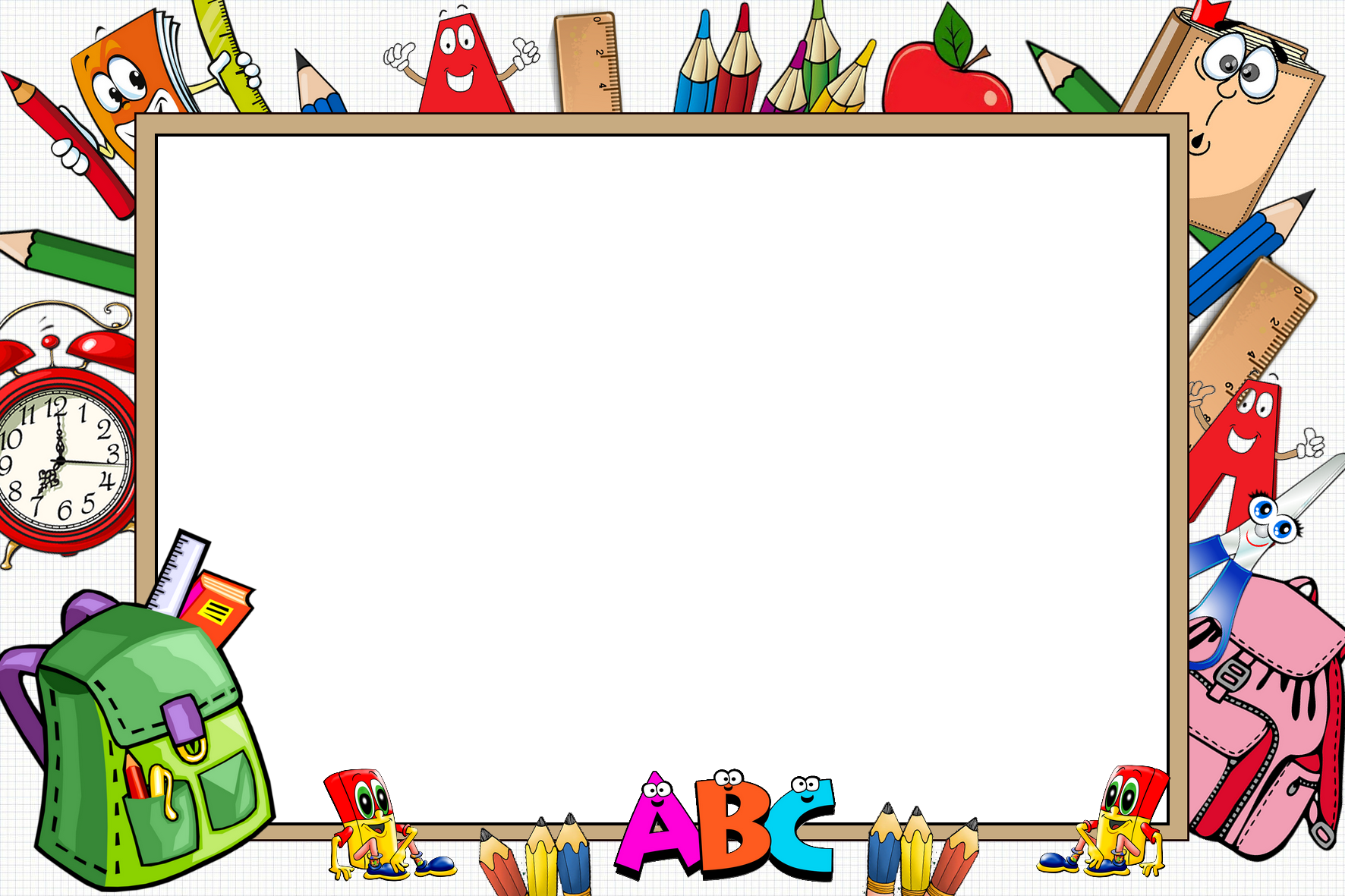 cute preschool background 0028