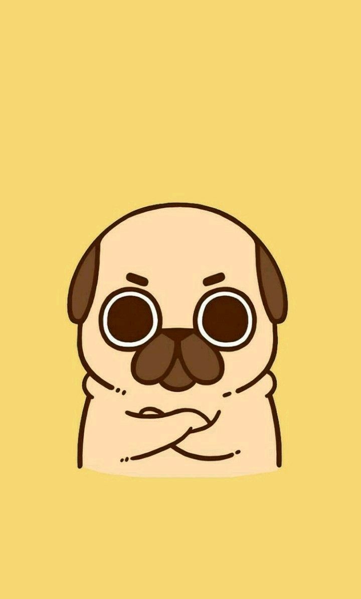 cute pug backgrounds 0019