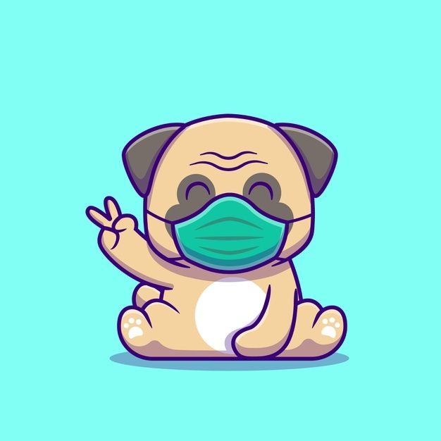 cute pug backgrounds 0021