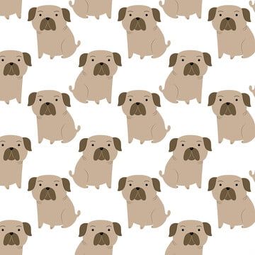 cute pug backgrounds 0028