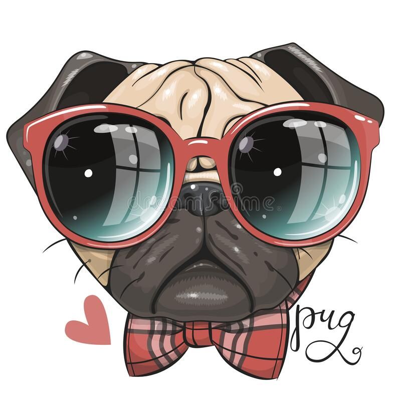 cute pug backgrounds 0045