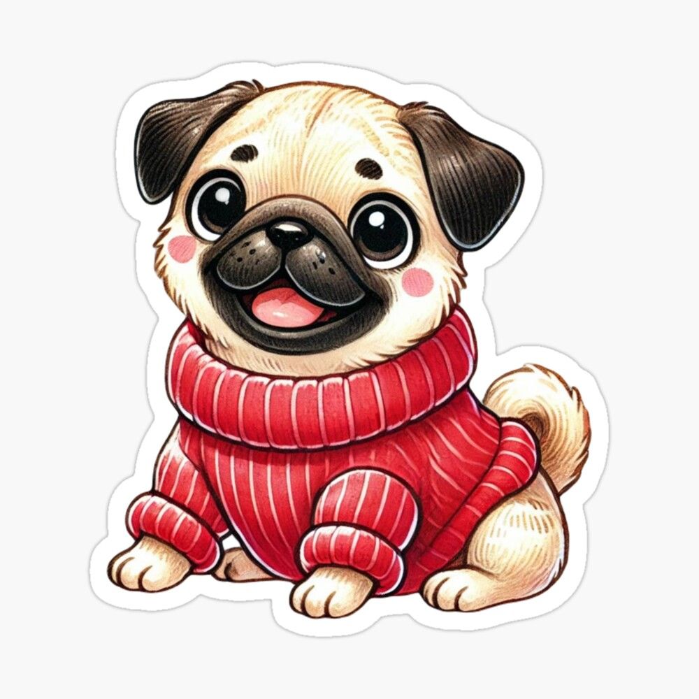 cute pug backgrounds 0047