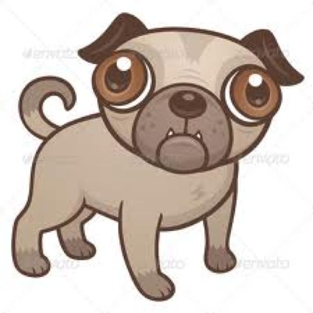 cute pug backgrounds 0075