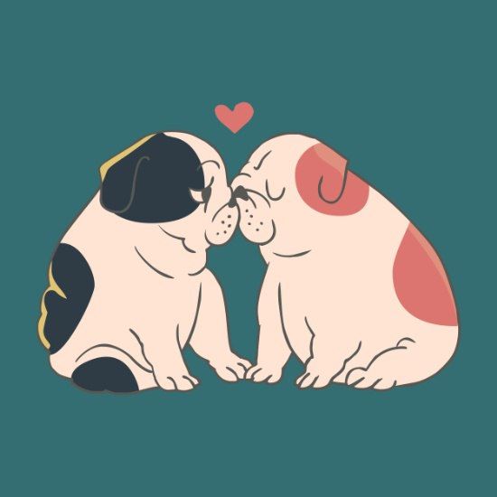 cute pug backgrounds 0095