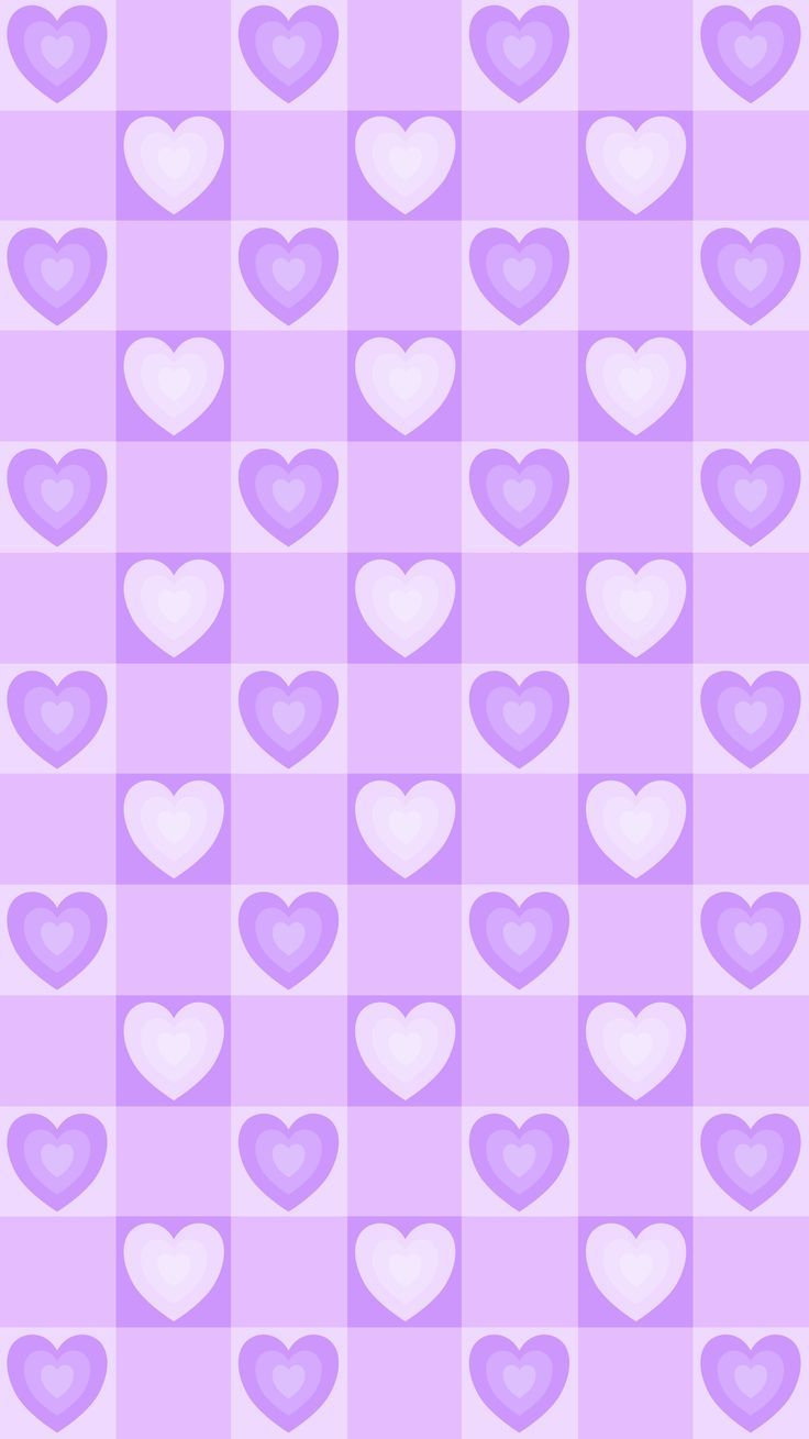 cute purple heart background 0013