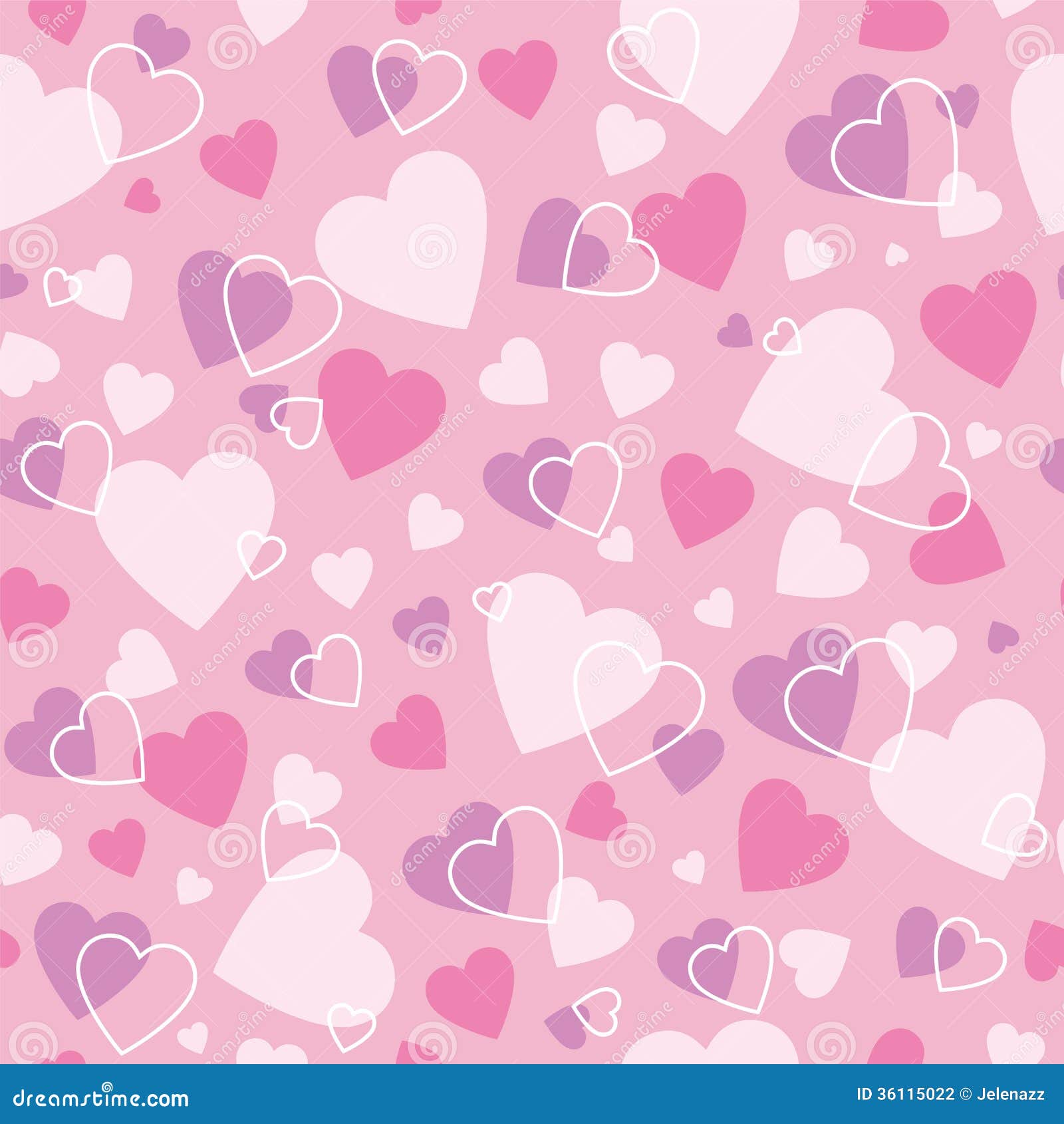 cute purple heart background 0015