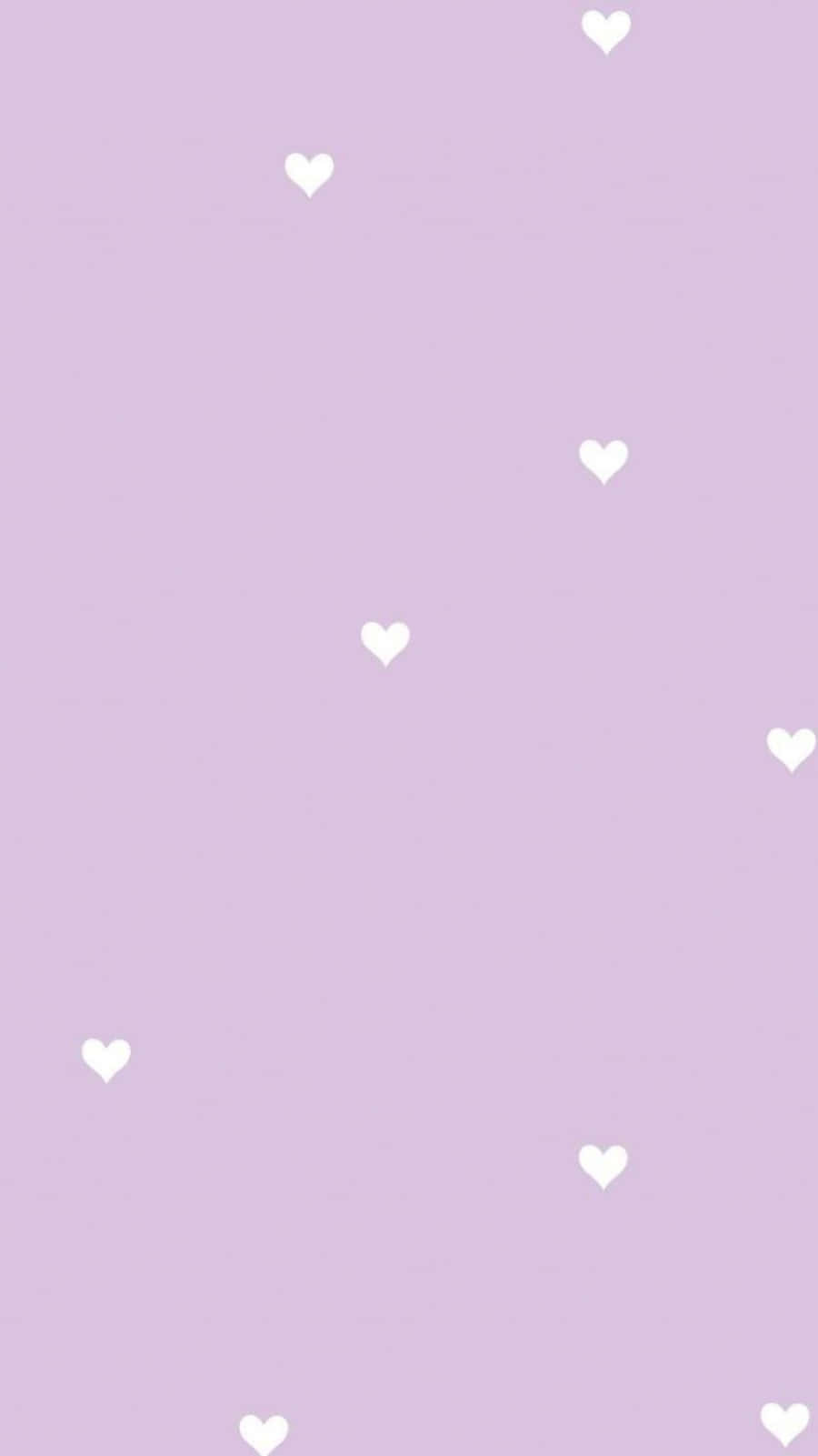 cute purple heart background 0020