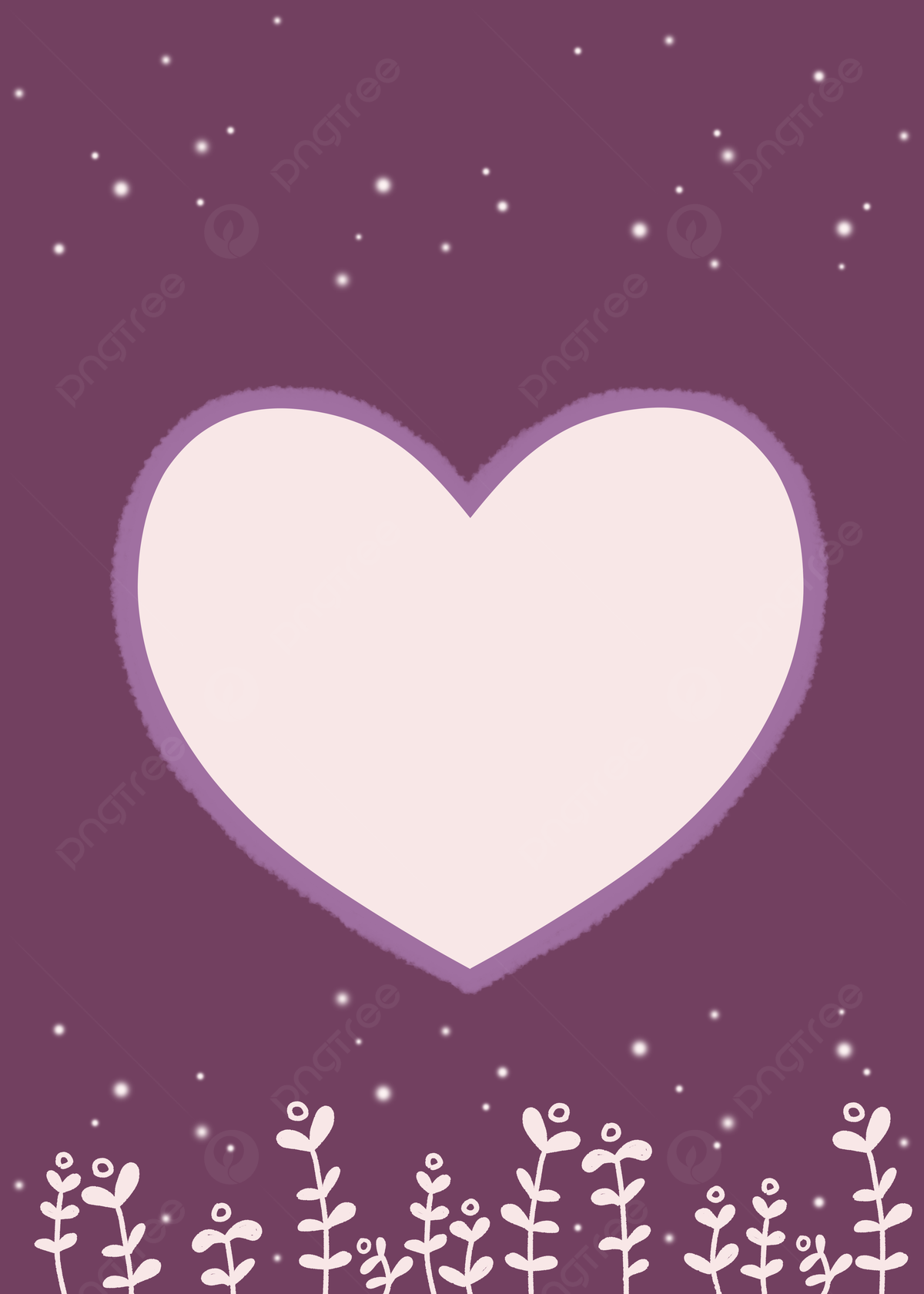 cute purple heart background 0028