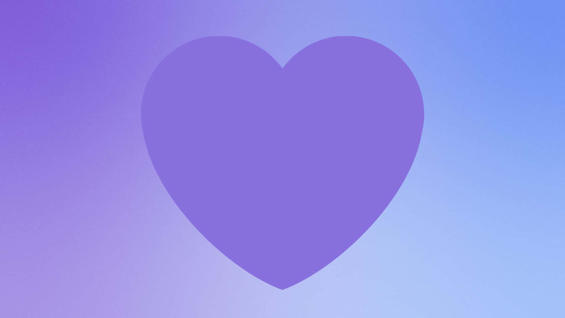 cute purple heart background 0032