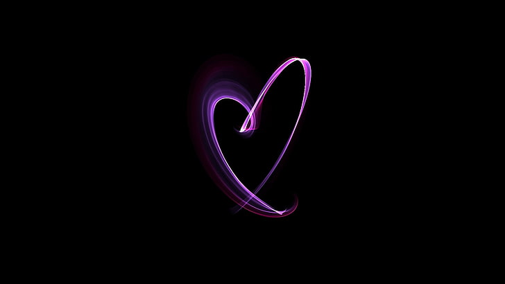 cute purple heart background 0062