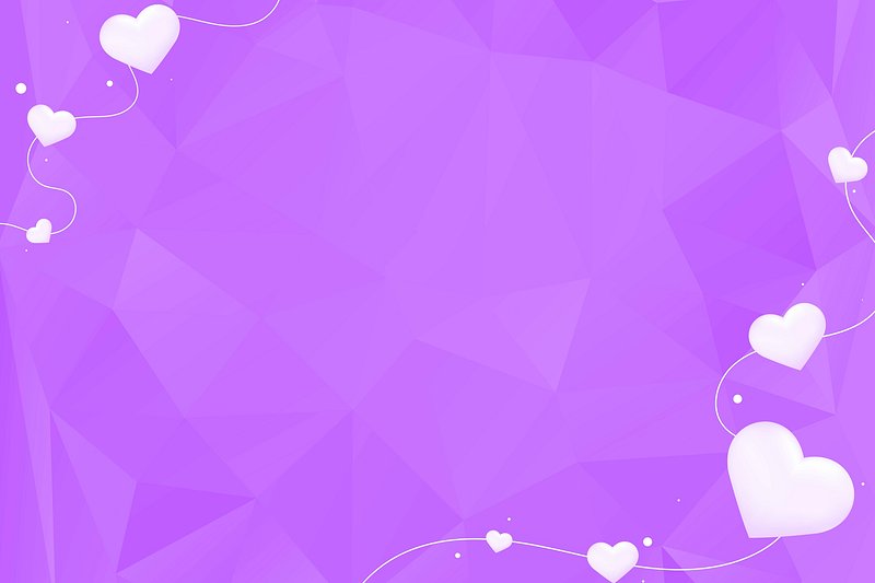 cute purple heart background 0075