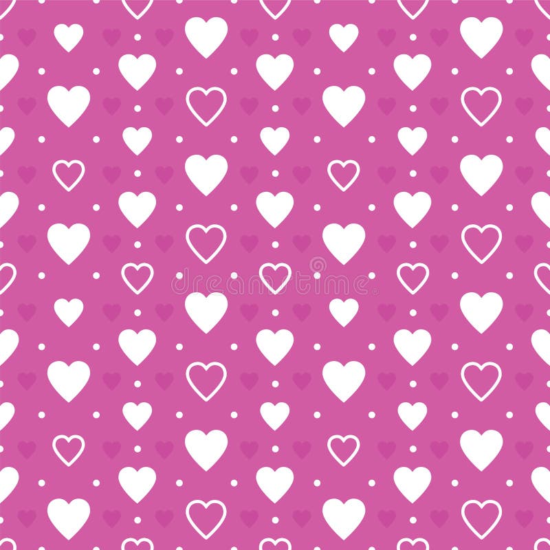 cute purple heart background 0077