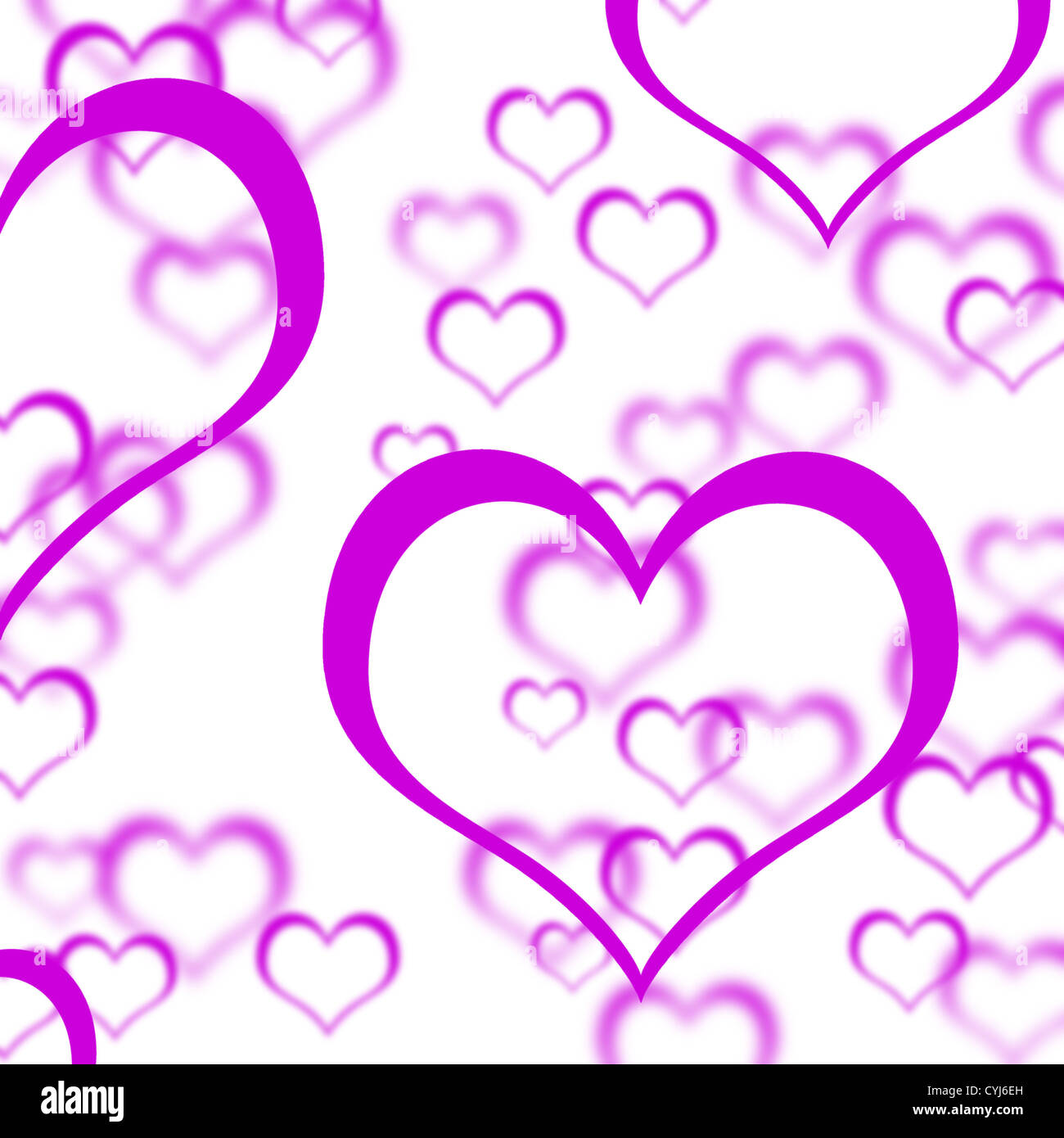 cute purple heart background 0092