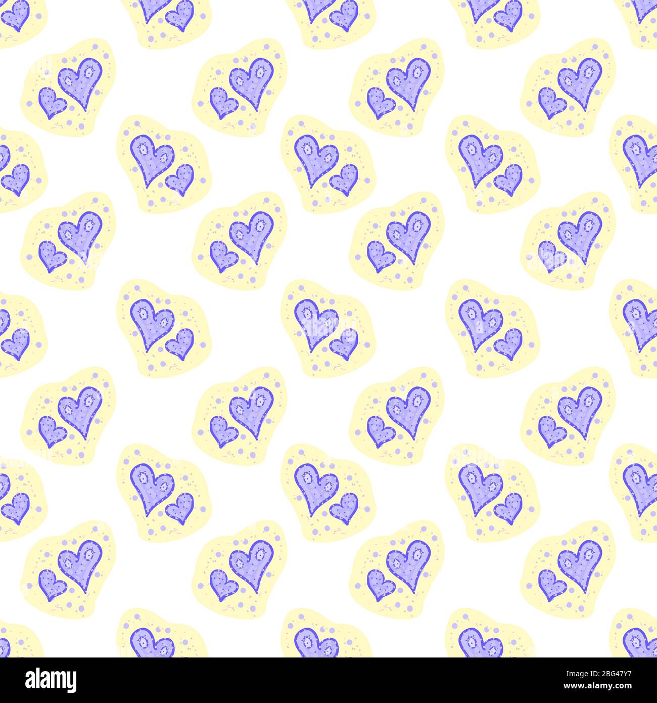 cute purple heart background 0098