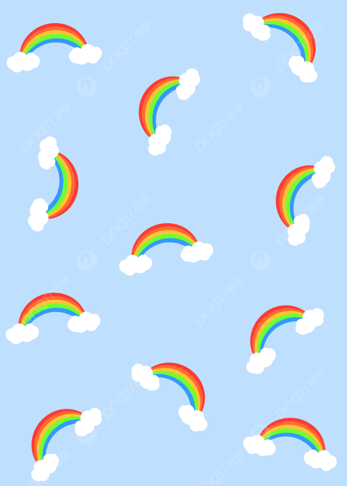 cute rainbow backgrounds 0036