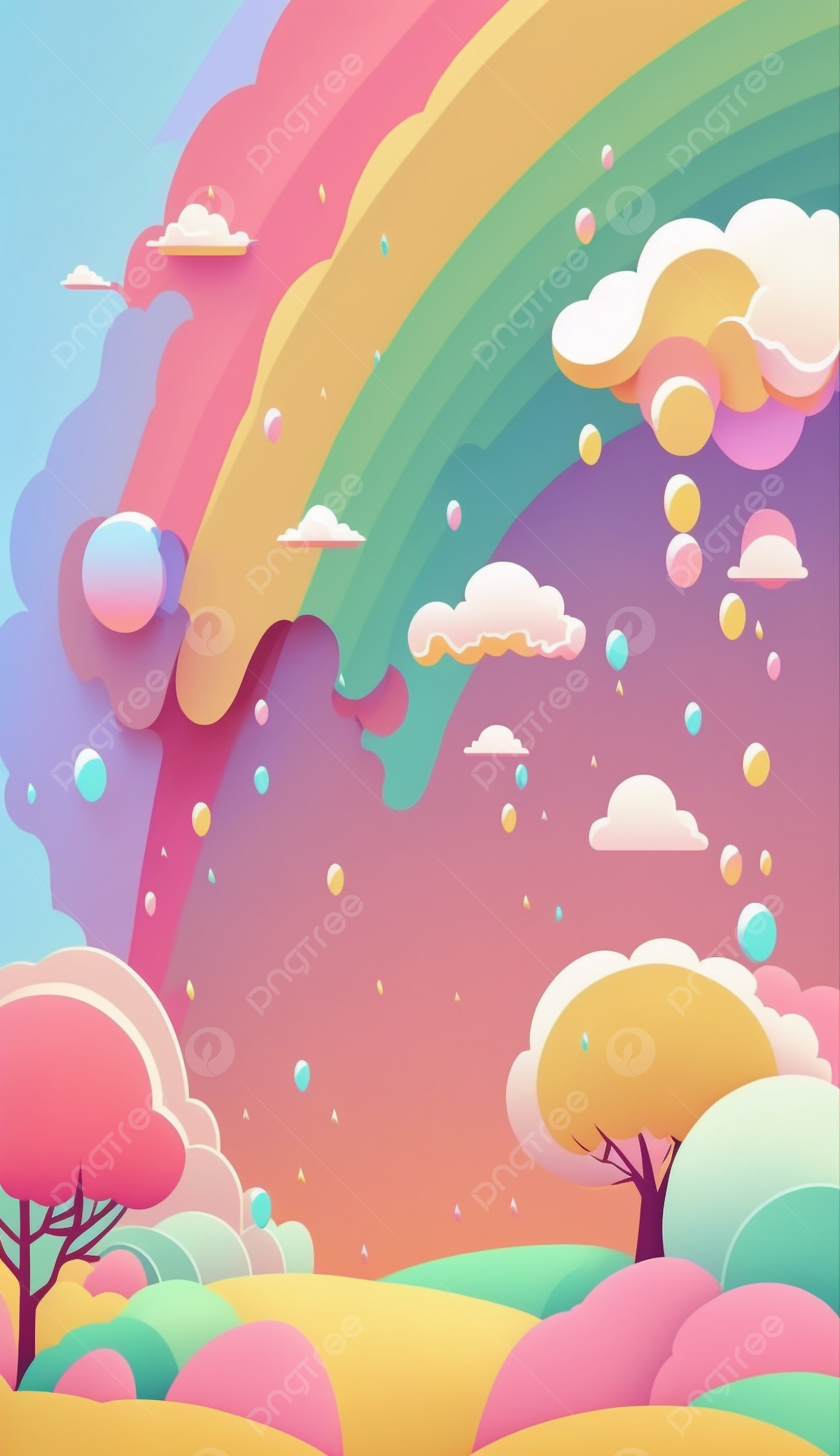 cute rainbow backgrounds 0065