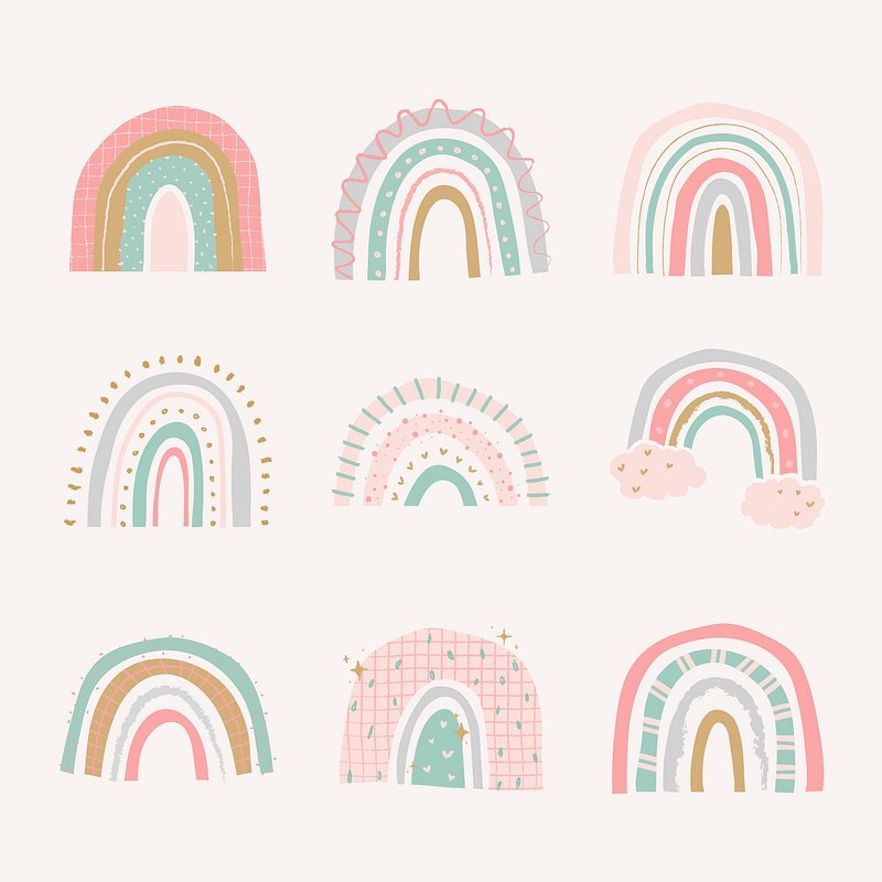 cute rainbow backgrounds 0084