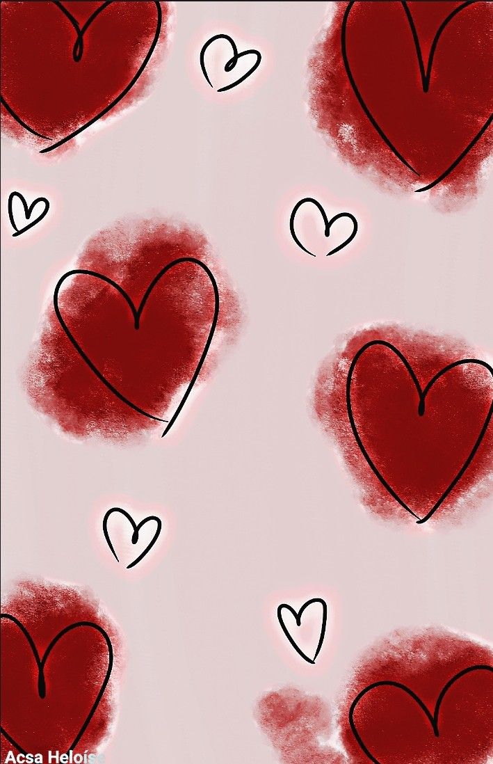 cute red backgrounds 0086