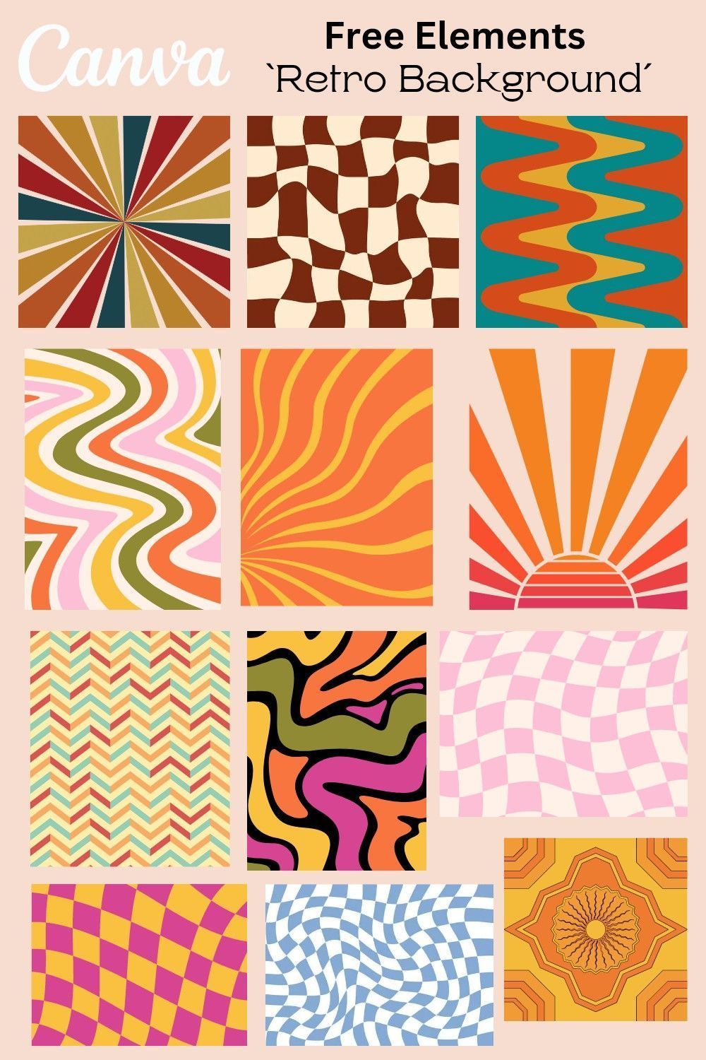 cute Retro backgrounds ideas