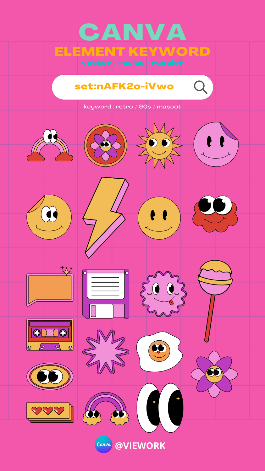 cute Retro backgrounds 0028