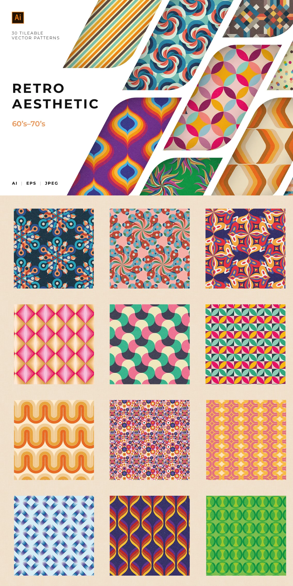 cute Retro backgrounds 0075