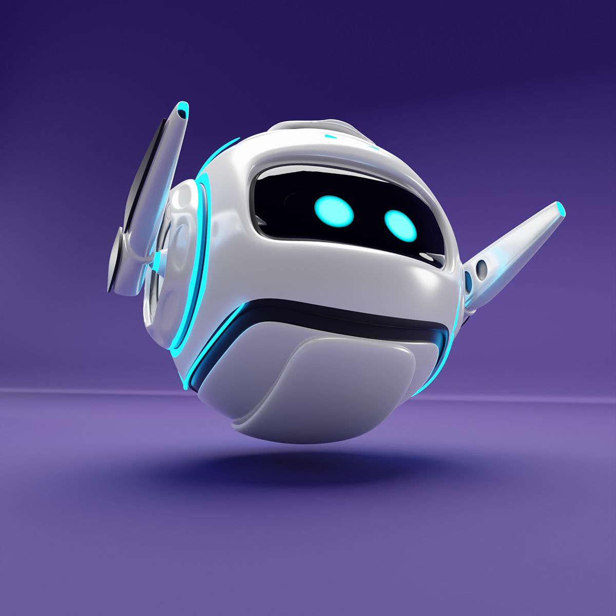 cute robot background 0058