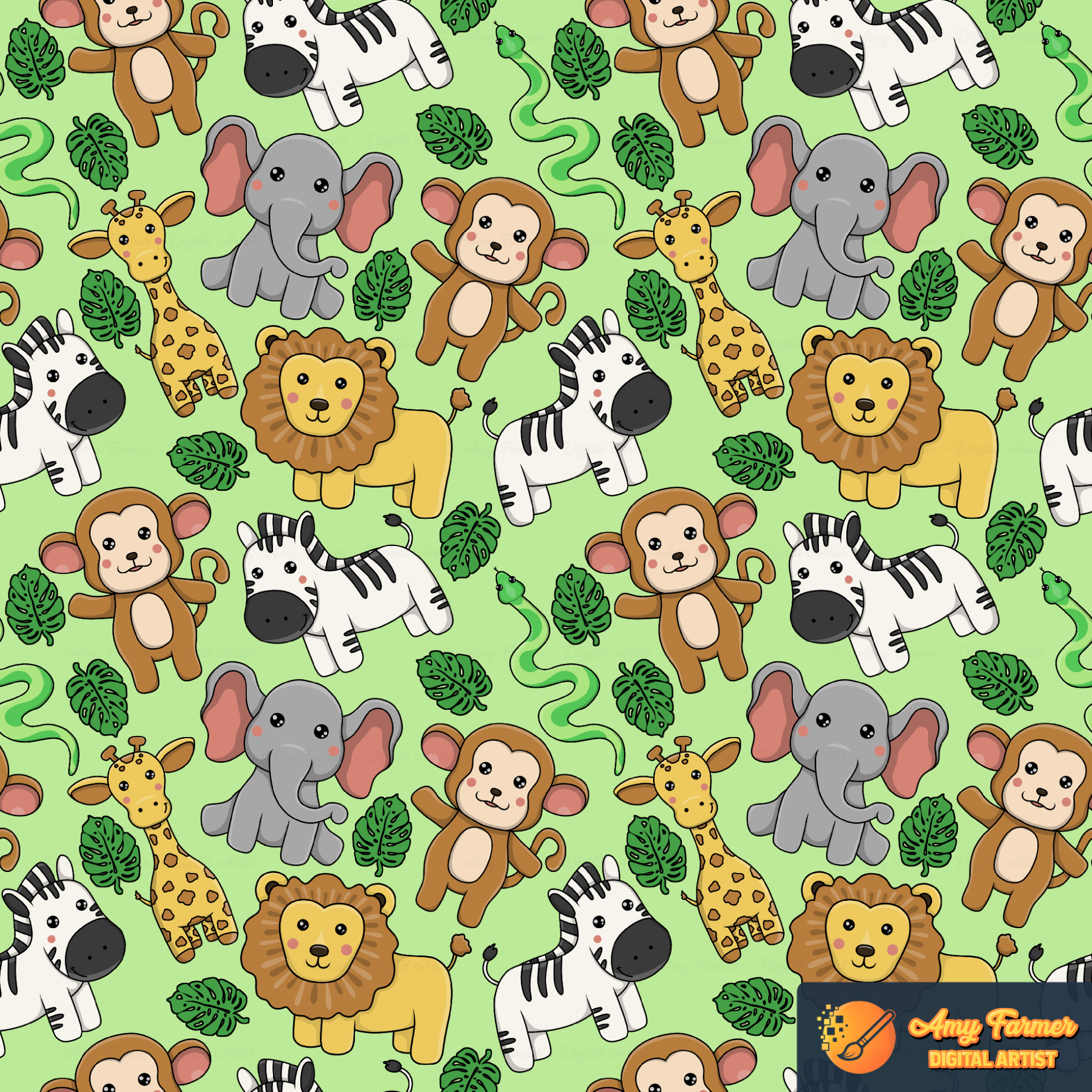 cute safari backgrounds 0061