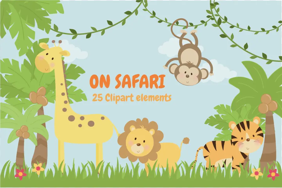 cute safari backgrounds 0076