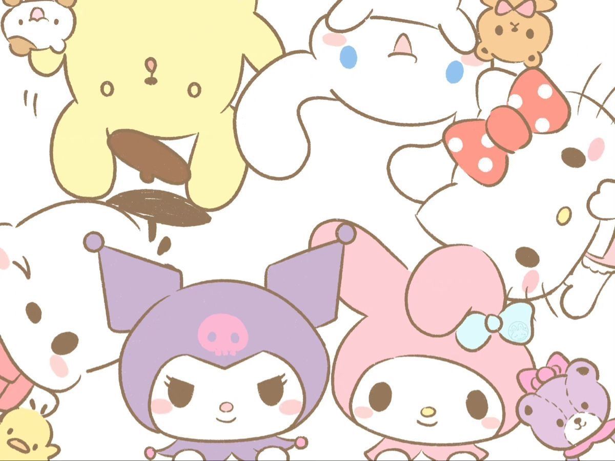 cute Sanrio character backgrounds