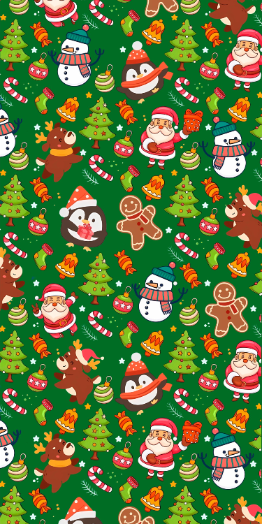 cute Santa backgrounds 0035