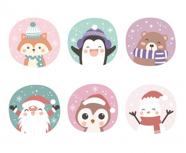 cute Santa backgrounds 0040