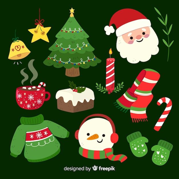 cute Santa backgrounds 0046