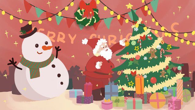 cute Santa backgrounds 0086