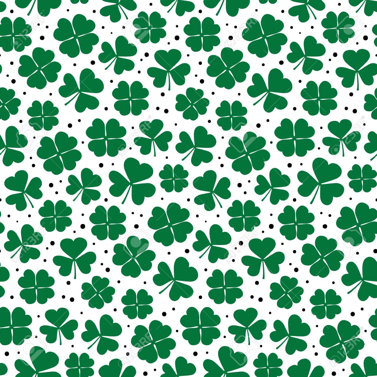 cute shamrock background 0011