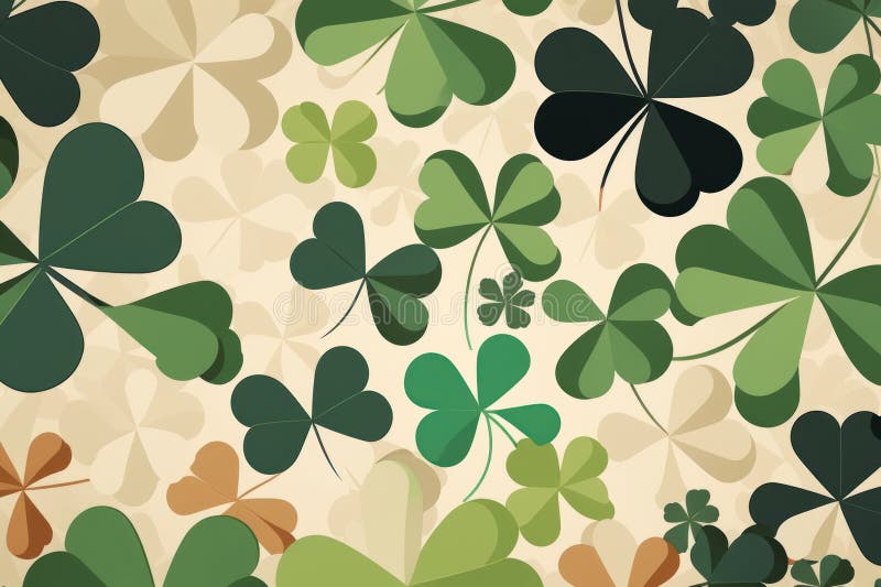 cute shamrock background 0012