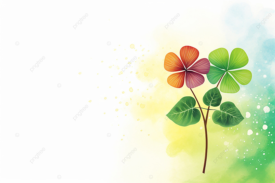 cute shamrock background 0014