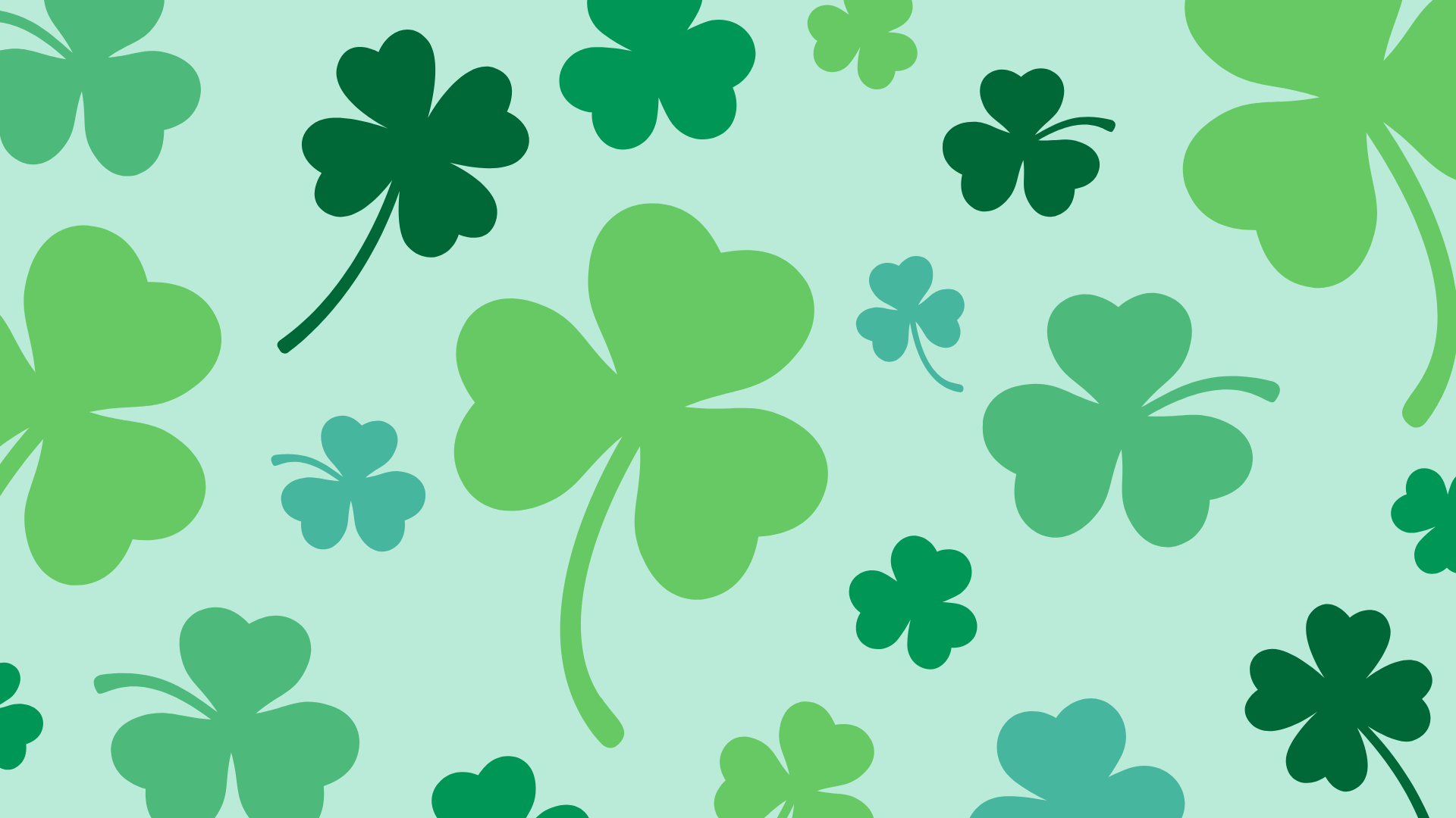 cute shamrock background 0015