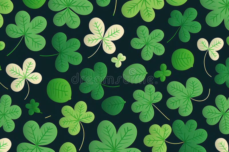 cute shamrock background 0022