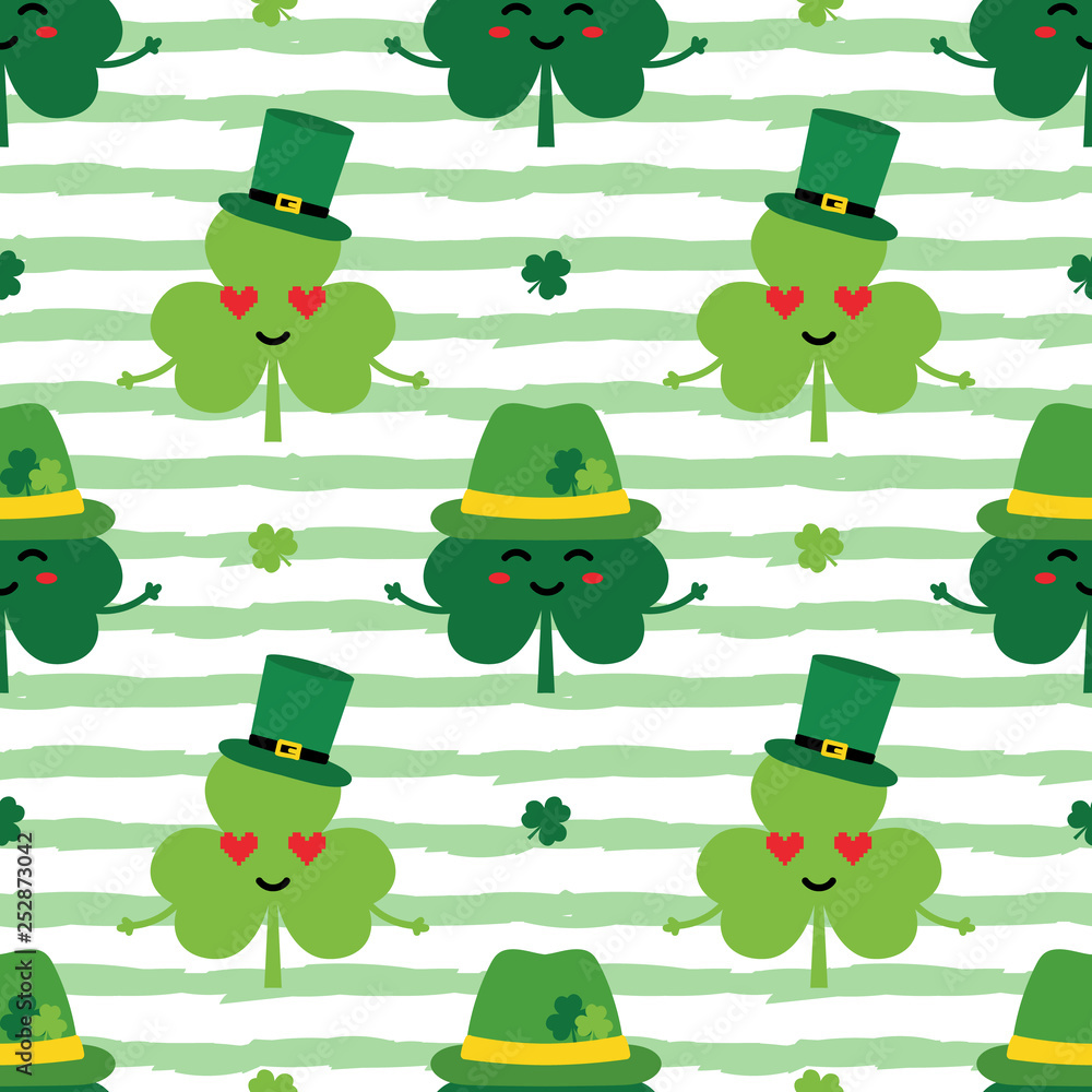 cute shamrock background 0028