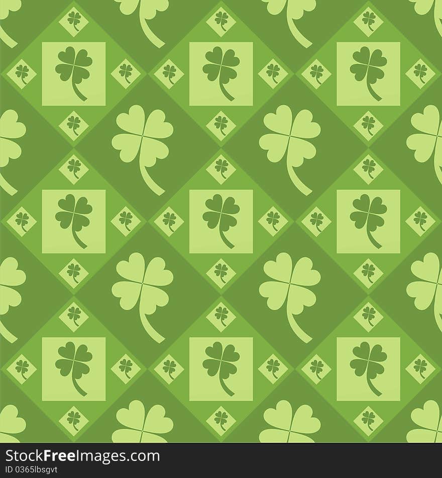 cute shamrock background 0045