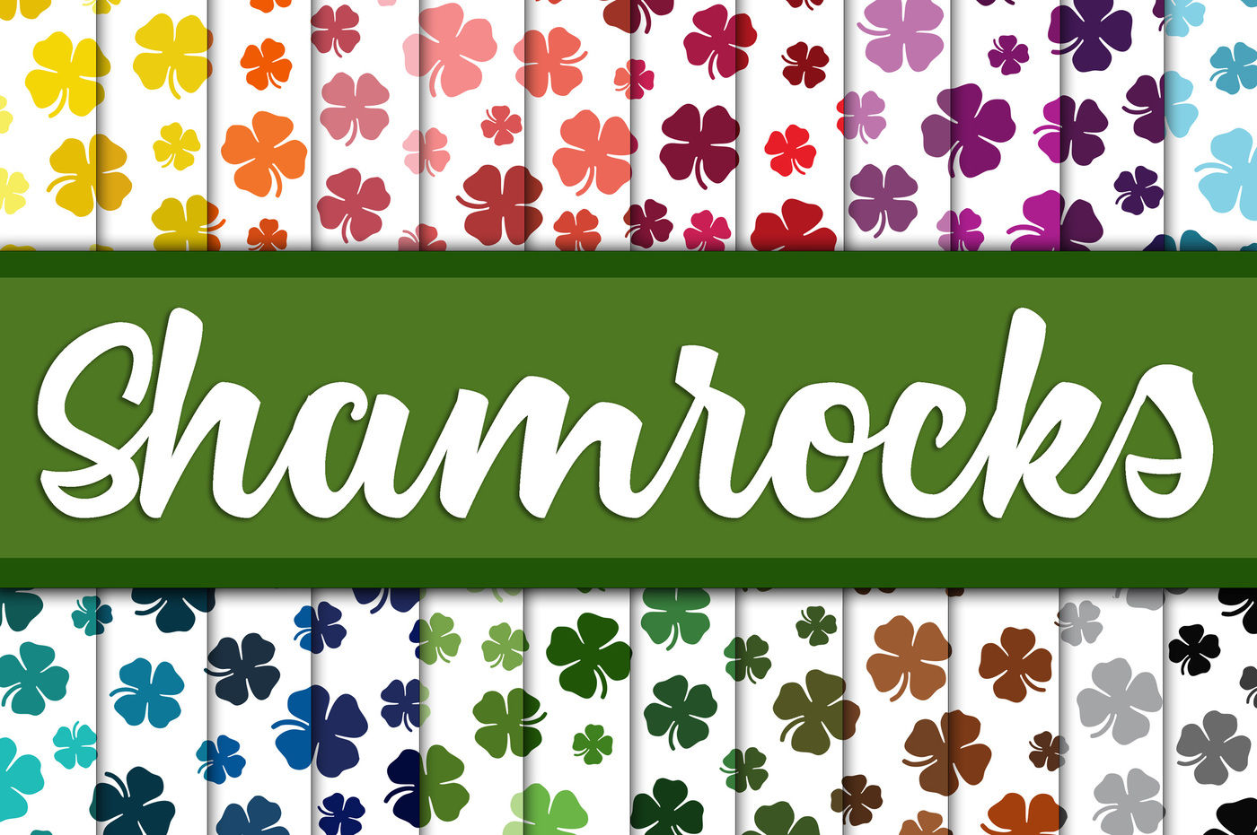 cute shamrock background 0052